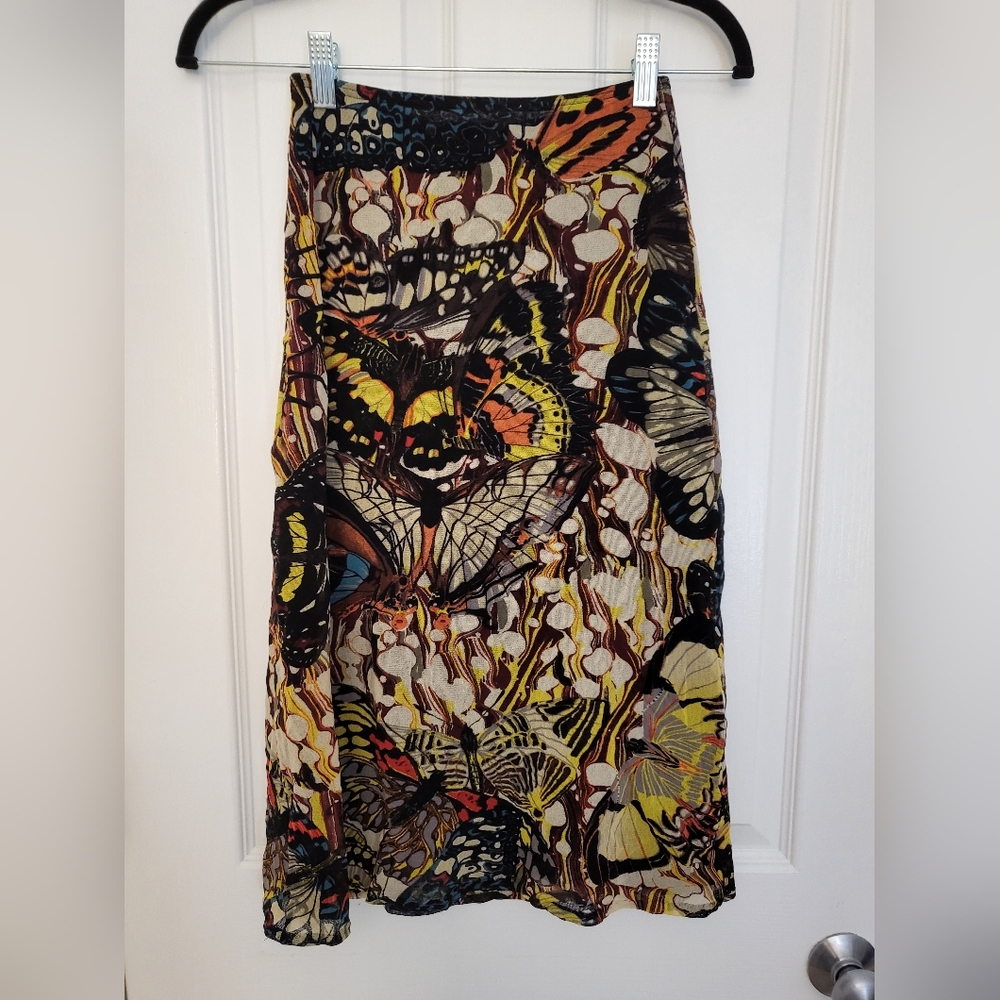 Butterfly printed skirt - Jean Paul Gaultier